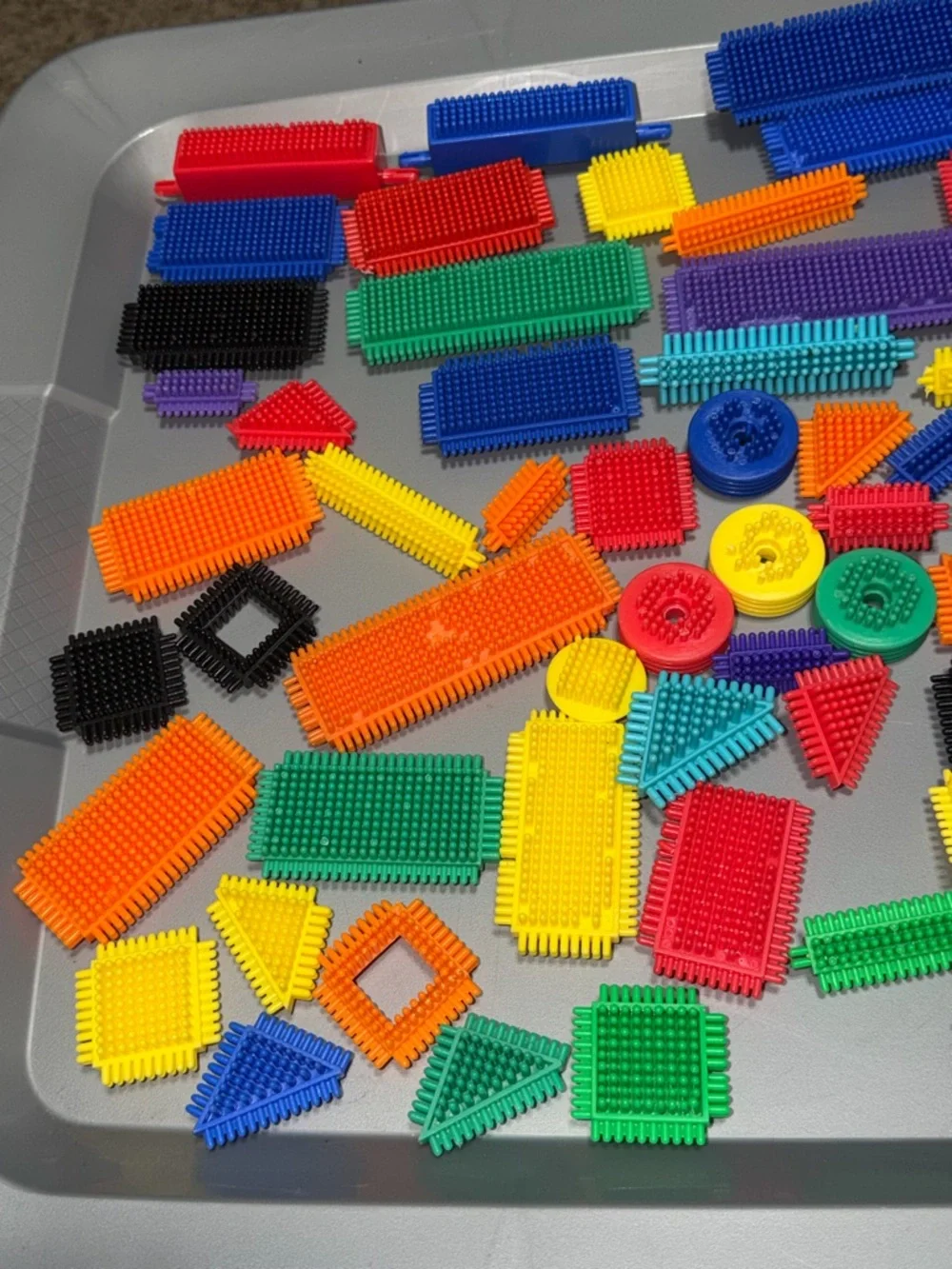 Bristle Blocks bright multicolor